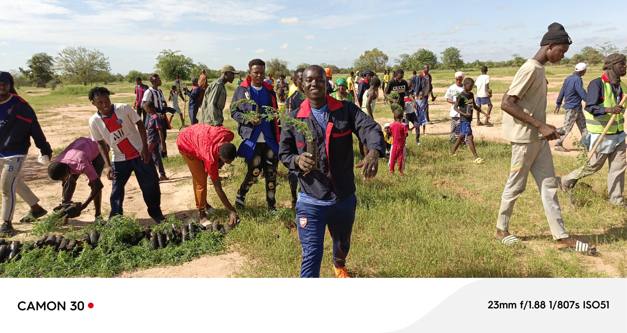 Journée de reboisement de la jeunesse d’Oudalaye